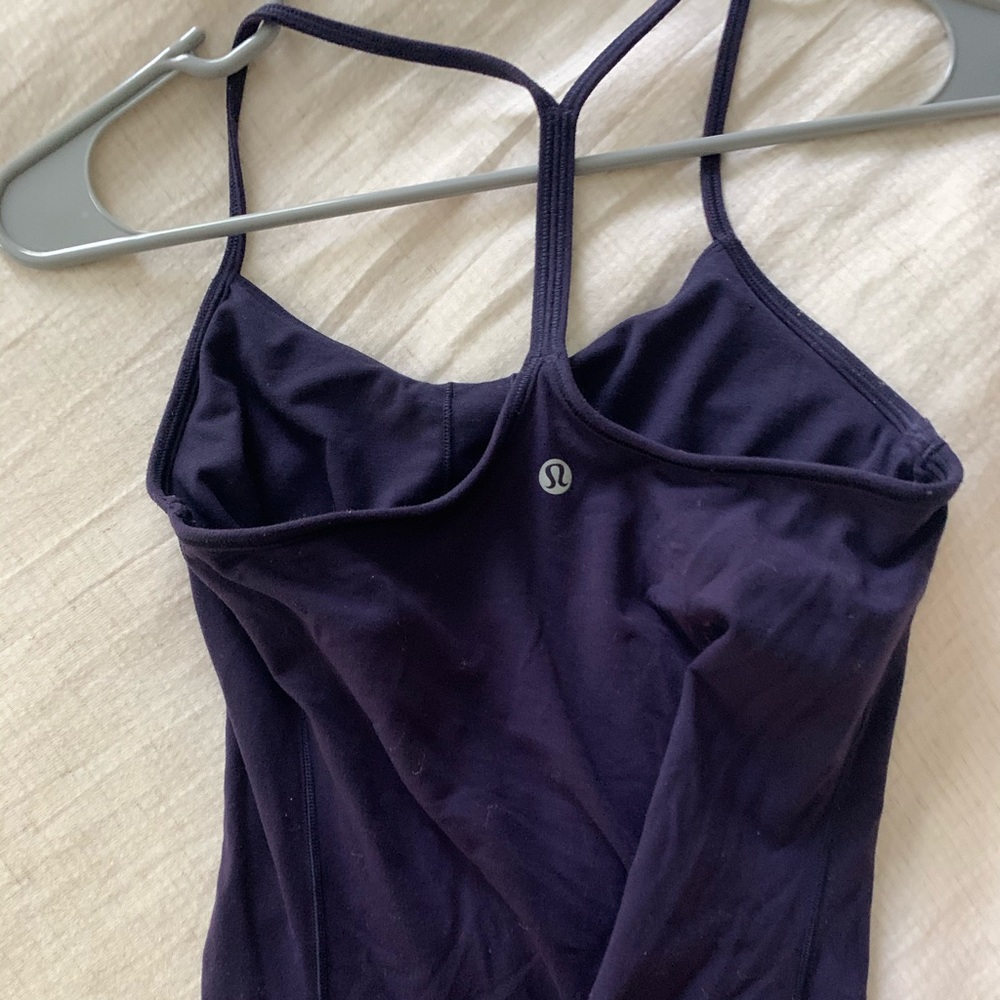 Lululemon Navy Power Y Tank